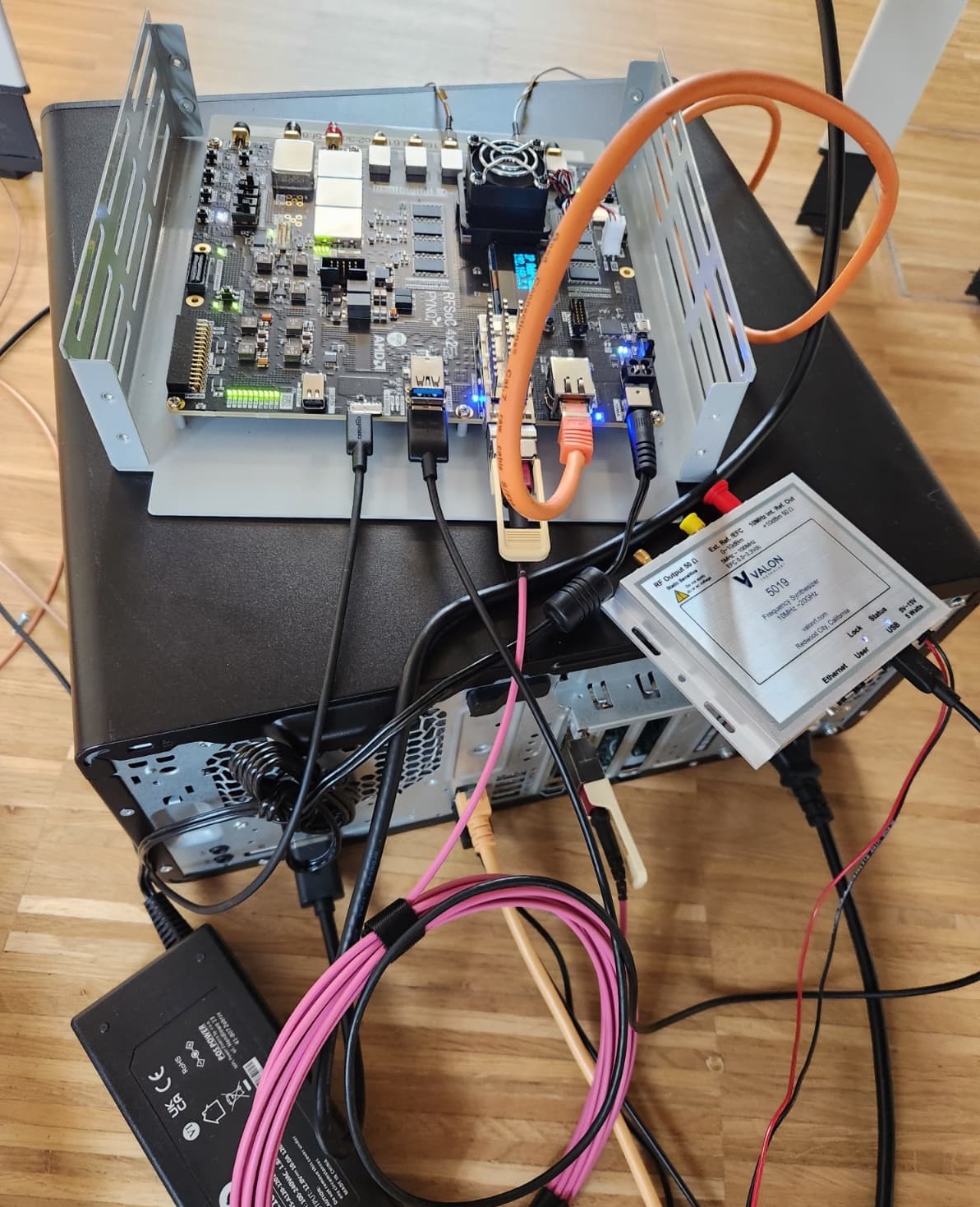 AMD Xilinx High-Speed FPGA Optical Testing Setup